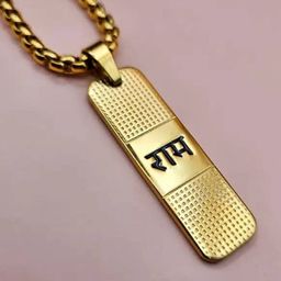 APUNKA D FASHION Men Stainless Steel Gold-Plated Pendant With Chain-image-25