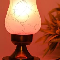 SOMIL Pink Glass Cylinder Table Lamps-picture-40