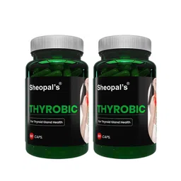 Sheopal's Set Of 2 Thyrobic Capsule For Supports Thyroid Liver- 60 Capsules-33