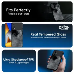 QRIOH Fossil Gradient Poco X7 Pro 5G Impact Resistant Back Case image 3