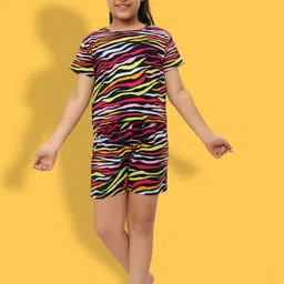 Ninos Dreams Girls Printed Night suit-image-85