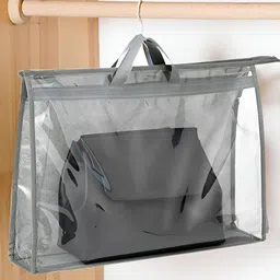 HOUSE OF QUIRK Grey Set of 1 Regular Handbag Organiser Organisers-17