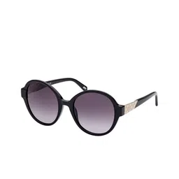 WEB EYEWEAR Men Full Rim Round Sunglasses with UV Protected Lens WE0316 55 01B-image-73