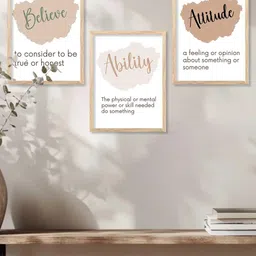 Motivational Wall Art With Frame Home Decor Wall Painting For Living Room Office Bedroom-image-75