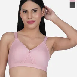 SHYAM SONS FLAIR Women Pack Of 2 Softline Non-Wired Non Padded Full Coverage Minimizer Bra-38