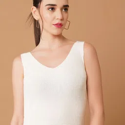 Chemistry Self Design Regular Fitted Crop Top-image-67