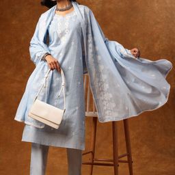 Anouk Women Embroidered Regular Thread Work Kurta with Trousers & Dupatta Kurta Sets image 4
