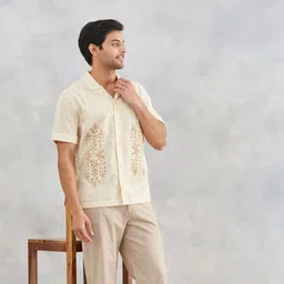 Fabindia Men Printed Casual Shirt-image-78