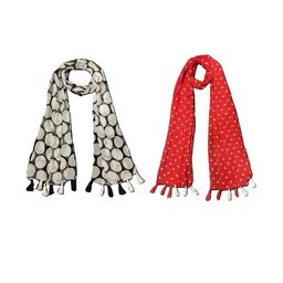 StoleVilla Women Printed Designer Chiffon Stoles and Scarf - Pack of 6-image-52