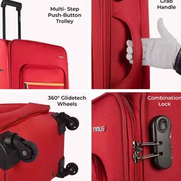 Timus Set Of 2 Nexon Soft-Sided Trolley Bag image 3