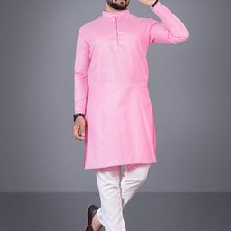 Attigo Men Regular Kurta with Pyjamas-image-13
