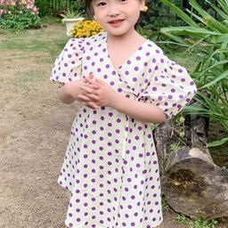 LULU & SKY Polka Dot Print Fit & Flare Dress-11