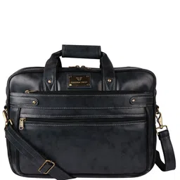 Fashion twist Men Leather Laptop Bag-48