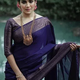 INDIOTSAV Woven Design Zari Banarasi Saree-image-60