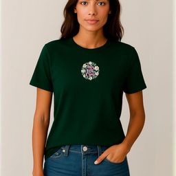 Anikmart Women Typography Printed Pure Cotton T-shirt-picture-6