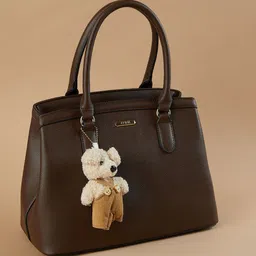 CODE by Lifestyle Structured Handheld Bag with Tasselled image 3