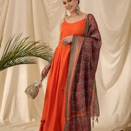 InWeave Women Regular Kurta with Palazzos & With Dupatta-50