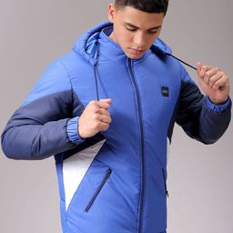The Indian Garage Co Men Hooded Colourblocked Casual Padded Jacket-picture-46