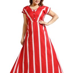 Inner Beats Women Red Nightdress-image-117