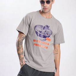 IVOC Men Graphic Printed Round Neck Cotton T-shirt-image-88