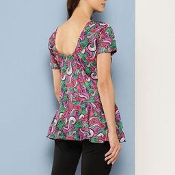 Aarika Abstract Printed Round Neck Swim Suit With Goggle image 2