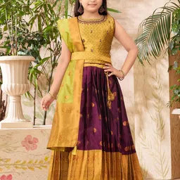 Aarika Girls Ready to Wear Lehenga & Blouse With Dupatta-picture-40