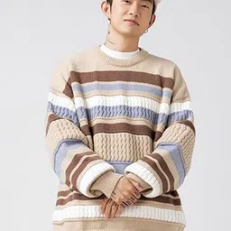 HERE&NOW Men Printed Pullover Sweatshirt-image-49