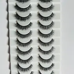 THE WINK STUDIO Set Of 10 Reusable Lightweight False Eyelashes - H03 image 4