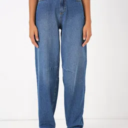 BIGDART Women Relaxed Fit Light Fade High-Rise Jeans-image-42