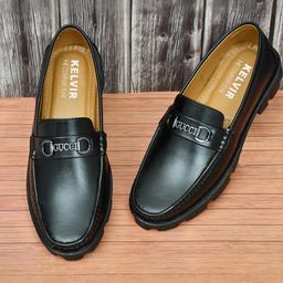 FUNNY FIRE Men Synthetic Leather Loafers-image-51
