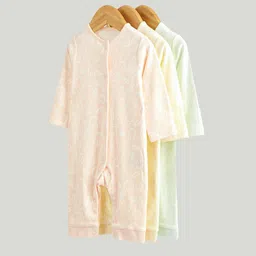 mothercare Girls Pack of 3 Printed Sleepsuit-image-55