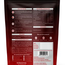 Creatine Monohydrate Powder for Muscle Endurance & Recovery - 400 g, Unflavor Creatine-image-61