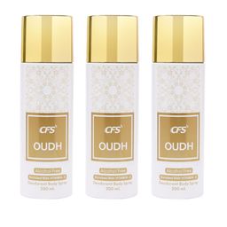 CFS Oudh Original Set Of 3 Last Longer Deodorants-200ml Each-16