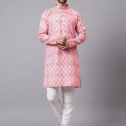 Yugnik Men Ethnic Motifs Regular Thread Work Kurta with Pyjamas-13