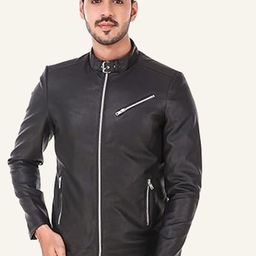 Leather Retail Men Biker Jacket-25