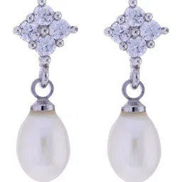 Sri Jagdamba Pearls Dealer Contemporary Drop Earrings-73