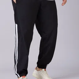 UNSIZED Men Plus Size Cotton Mid-Rise Super Stretch Joggers-18
