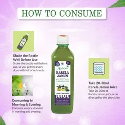 Axiom Set Of 2 Karela Jamun Juice To Manage Blood Sugar Level - 1lt Each image 5