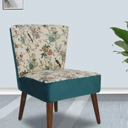 GLOBALLY INDIAN White And Brown Wooden Lounge Chair-26