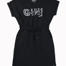 Gini and Jony Girls Extended Sleeves A-Line Dress-picture-4