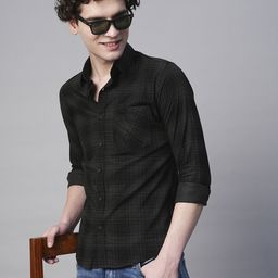 TRYBUY.IN Men Standard Buffalo Checks Opaque Checked Casual Shirt-image-83