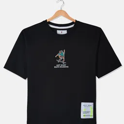 Octave Boys Typography Printed Round Neck Cotton T-shirt-image-61