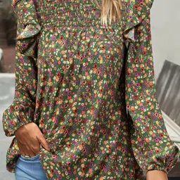 StyleCast Women Floral Printed High Neck Top-picture-37
