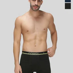 AMUL COMFY Pack Of 3 Cotton Trunks AC-LPTROE-MULTI-XL-3PC-34