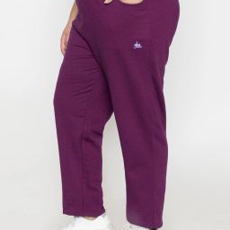 Women Solid Purple Track Pants-image-75
