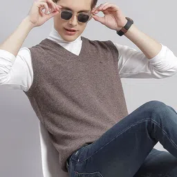 Monte Carlo Men Woollen Sweater Vest-image-97