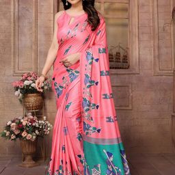 KALINI Ethnic Motifs Art Silk Saree-48