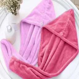 VYAKOM Purple & Red 500 GSM Bath Towel - Pack Of 2-image-97