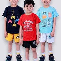 CHANDRIKA Kids-Boys Multi Clothing Set-image-75