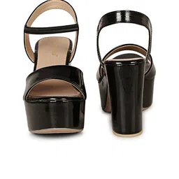 Smart & Sleek Open Toe Block Heels image 5